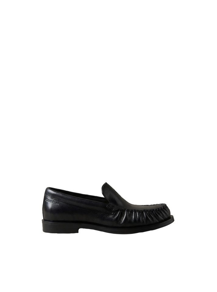Calvin Klein ROUND ESSENTIAL LOAFER LTH Loafer Slipper, Schlupfschuh mit gepolstertem Schaftrand – Bild 4 von 5