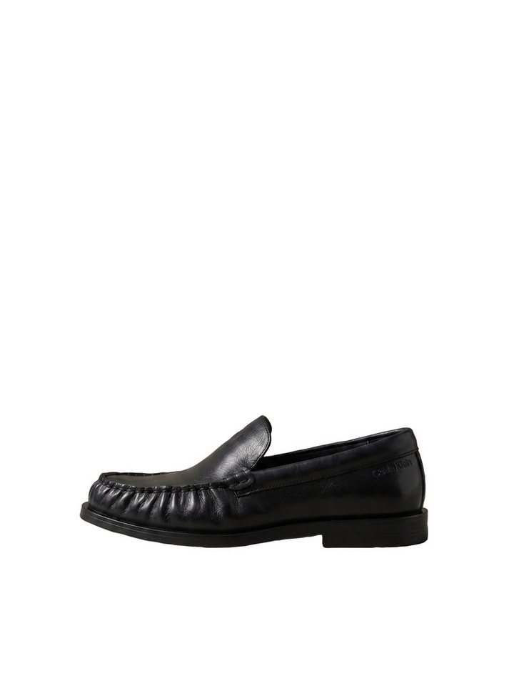 Calvin Klein ROUND ESSENTIAL LOAFER LTH Loafer Slipper, Schlupfschuh mit gepolstertem Schaftrand – Bild 5 von 5
