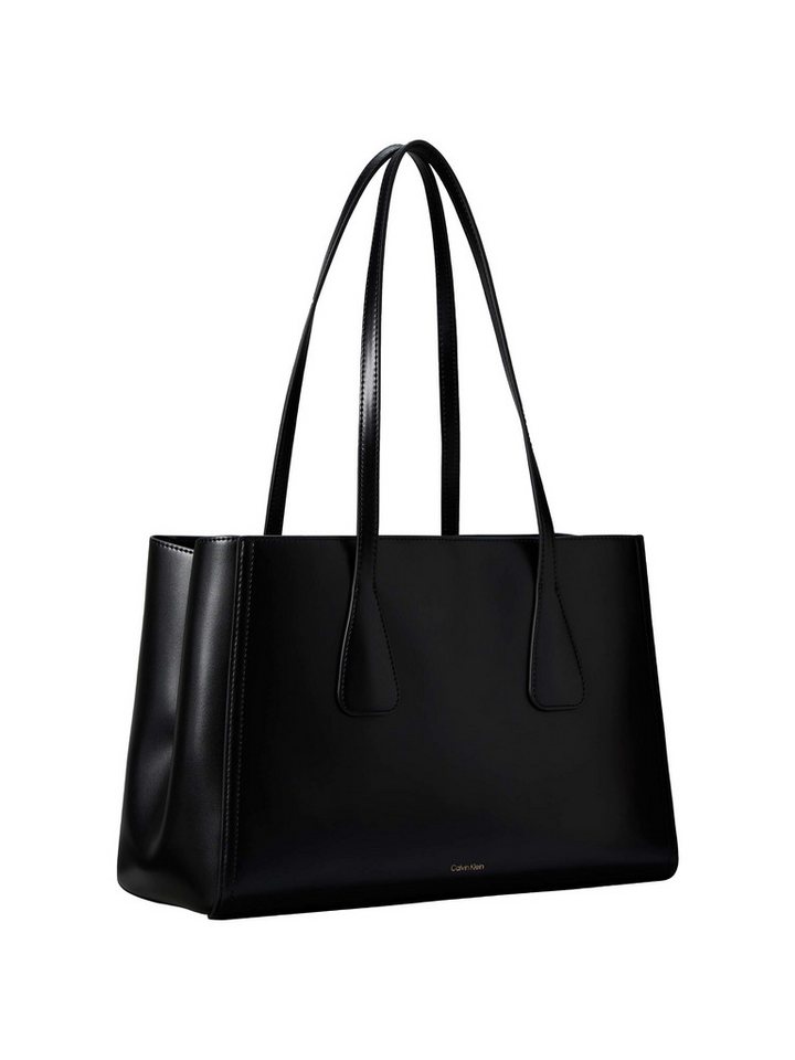 Calvin Klein Tragetasche CK MEDIUM WORK TOTE, Tragetasche, Schultertasche mit Reißverschluss-Innenfach – Bild 3 von 5