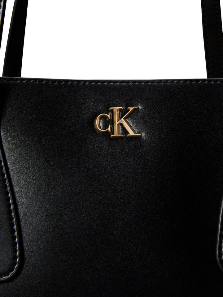 Calvin Klein Tragetasche CK MEDIUM WORK TOTE, Tragetasche, Schultertasche mit Reißverschluss-Innenfach – Bild 5 von 5