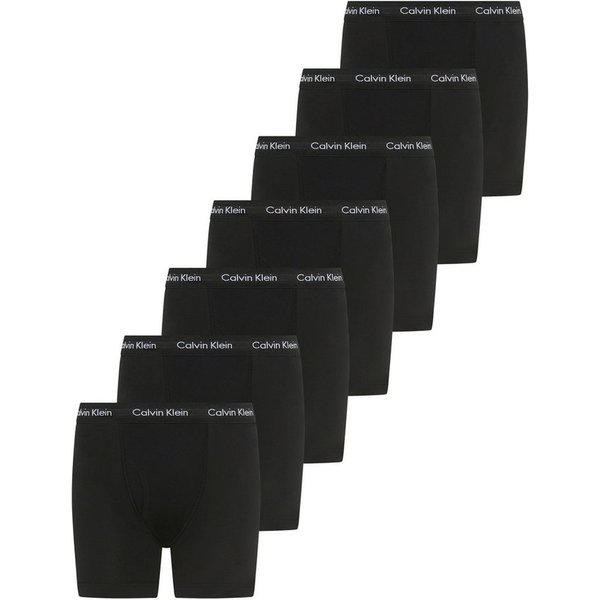 Calvin Klein Underwear Boxer Boxer Brief 7PK (Packung, 7-St., 7er-Pack) mittlehoher Bund, langes Bein