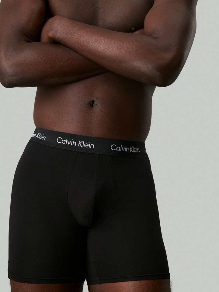 Calvin Klein Underwear Boxer Boxer Brief 7PK (Packung, 7-St., 7er-Pack) mittlehoher Bund, langes Bein – Bild 4 von 5