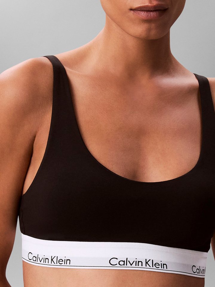 Calvin Klein Underwear Bralette-BH LIGHTLY LINED BRALETTE Mit elastischem Saum – Bild 2 von 5