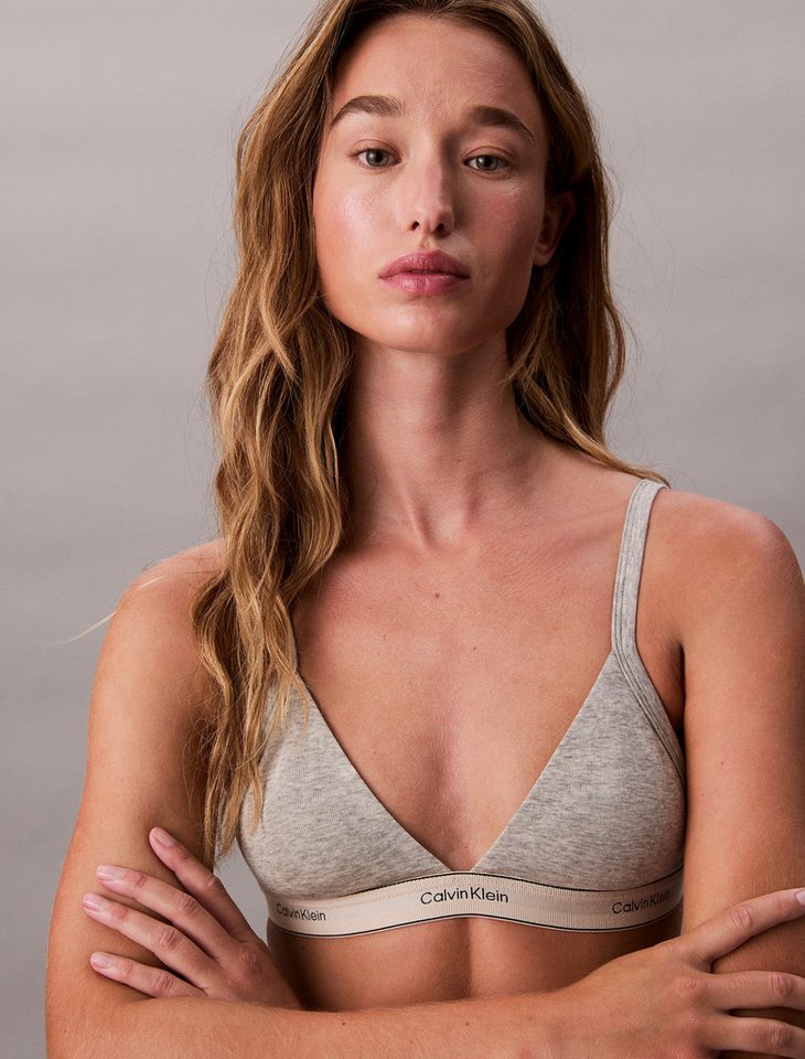Calvin Klein Underwear Triangel-BH UNLINED TRIANGLE Körpernahe Passform mit elastischem Bund – Bild 3 von 5