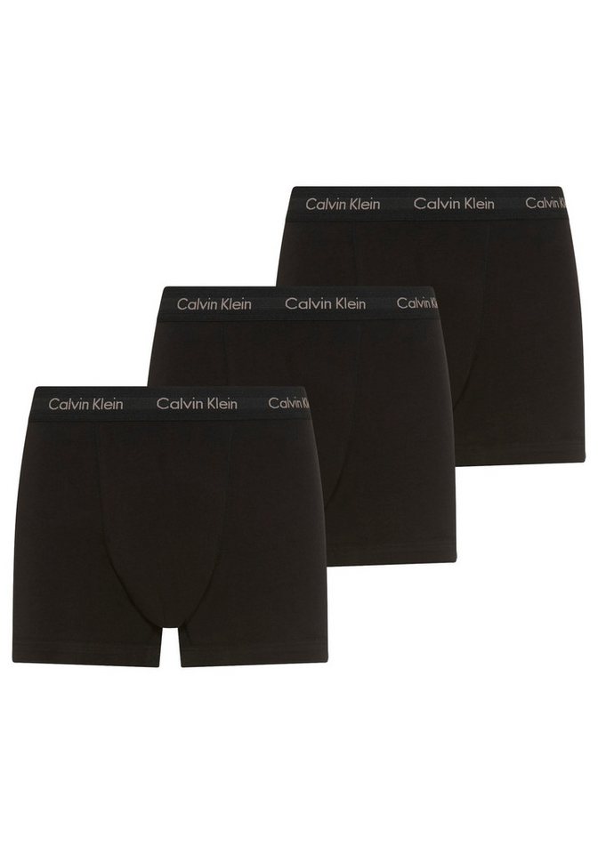 Calvin Klein Underwear Trunk TRUNK 3PK (Packung, 3-St) mit Calvin Klein Logo-Elastikbund (3 Stück) – Bild 3 von 5