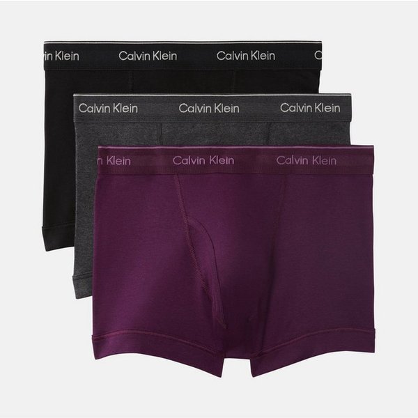 Calvin Klein Underwear Trunk TRUNK 3PK (Packung, 3er-Pack) mit Logo-Elastikbund