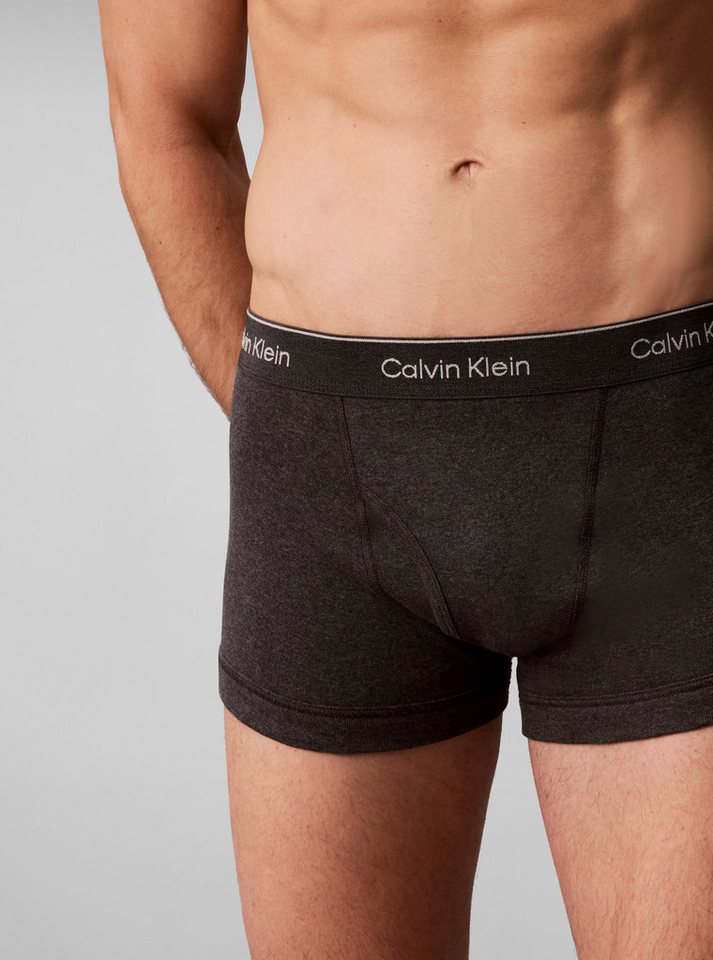 Calvin Klein Underwear Trunk TRUNK 3PK (Packung, 3er-Pack) mit Logo-Elastikbund – Bild 2 von 5