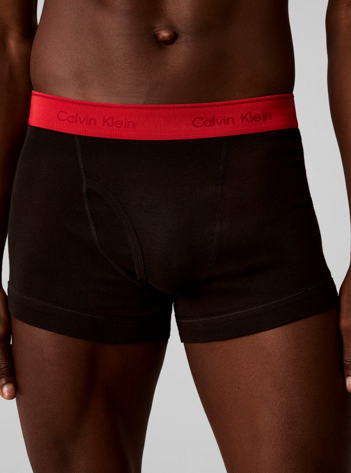 Calvin Klein Underwear Trunk TRUNK 5PK (Packung, 5-St., 5er-Pack) Mit elastischem Bund – Bild 3 von 5