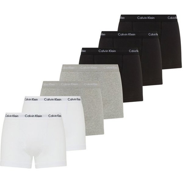 Calvin Klein Underwear Trunk TRUNK 7PK (Packung, 7-St., 7er-Pack) Mit elastischem Bund
