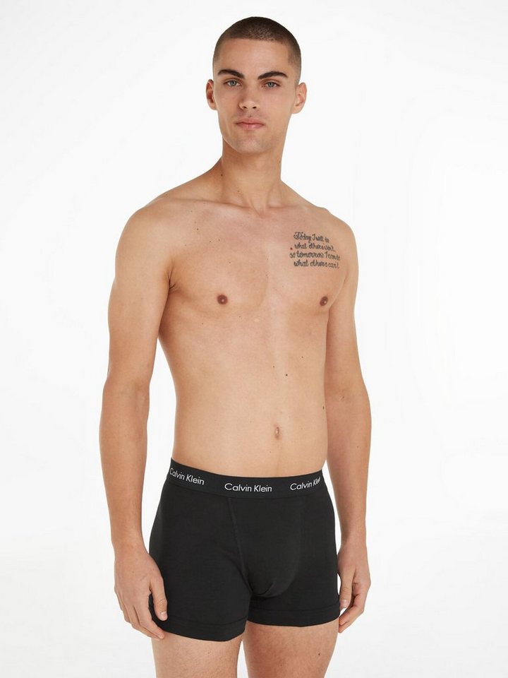 Calvin Klein Underwear Trunk TRUNK 7PK (Packung, 7-St., 7er-Pack) Mit elastischem Bund – Bild 4 von 5