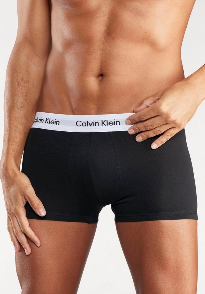Calvin Klein Underwear Trunk Low Rise Trunk 3 PACK (3-St) mit weißem Webbund – Bild 2 von 5