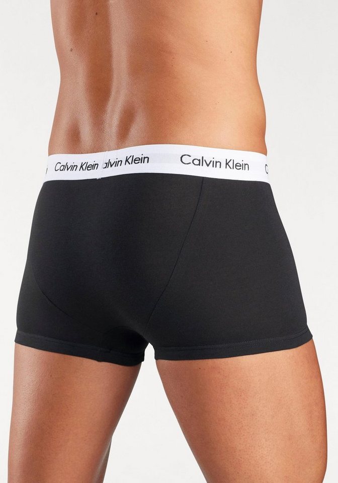 Calvin Klein Underwear Trunk Low Rise Trunk 3 PACK (3-St) mit weißem Webbund – Bild 3 von 5