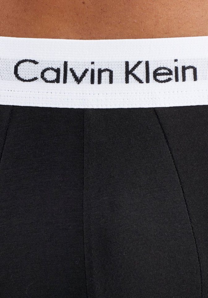 Calvin Klein Underwear Trunk Low Rise Trunk 3 PACK (3-St) mit weißem Webbund – Bild 4 von 5