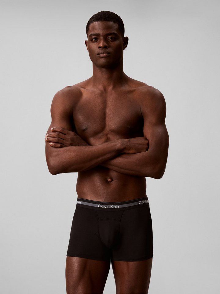 Calvin Klein Underwear Trunk (Packung, 3-St., 3er-Pack) Active Mesh-Unterhose, leicht transparent und mit elastischem Bund – Bild 3 von 5