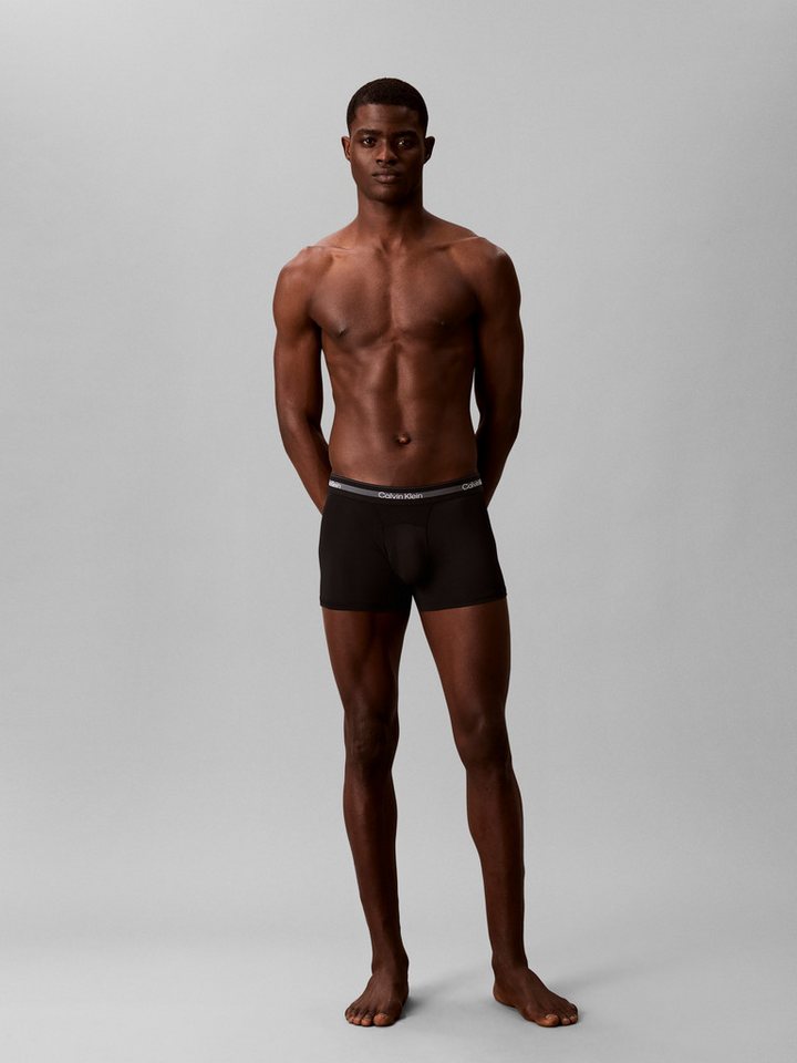 Calvin Klein Underwear Trunk (Packung, 3-St., 3er-Pack) Active Mesh-Unterhose, leicht transparent und mit elastischem Bund – Bild 5 von 5
