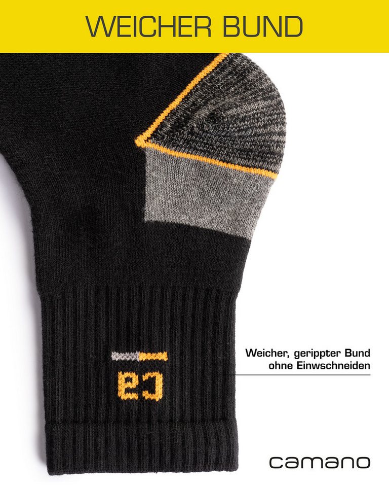 Camano Arbeitssocken work (9-Paar) Cotton-Mix, Multipack, Komfortbund – Bild 4 von 5