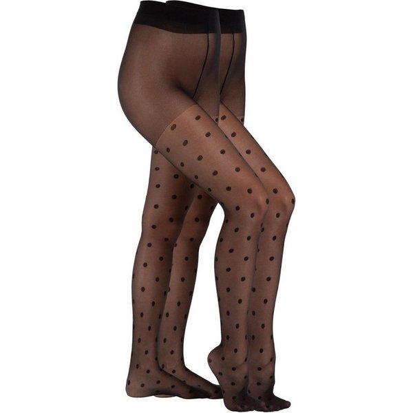Camano Feinstrumpfhose big dots 2er Pack