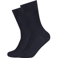 CAMANO Camano Herren Socken (Doppelpack), Größe 43-46 in Blau