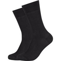 CAMANO Camano Herren Socken (Doppelpack), Größe 43-46 in Schwarz