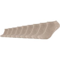CAMANO Herren Socken Online ca-soft Sneaker 9p, Größe 43-46 in Braun