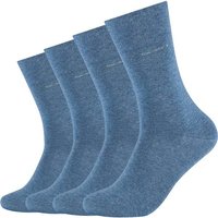 CAMANO Herren Socken Online ca-soft Socks 4p, Größe 35-38 in Blau