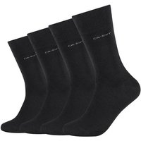 CAMANO Herren Socken Online ca-soft Socks 4p, Größe 43-46 in Schwarz