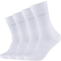 CAMANO Herren Socken Online ca-soft Socks 4p, Größe 39-42 in Weiß