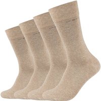 CAMANO Herren Socken Online ca-soft Socks 4p, Größe 35-38 in Braun