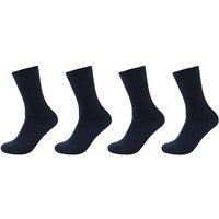 CAMANO Herren Socken Online function diabetical rib Socks 4p, Größe 35-38 in Blau