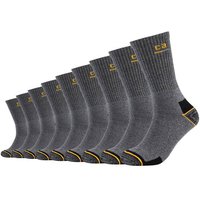 CAMANO Herren Socken Online Work Socks 9p, Größe 39-42 in Grau
