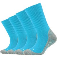 CAMANO Kinder Socken Online Children pro tex function Socks 4p, Größe 39-42 in Blau