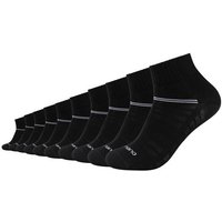 CAMANO Kurzsocken Mesh Ventilation, Größe 35/38 in Schwarz