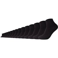 CAMANO Kurzsocken, Größe 39/42 in Schwarz