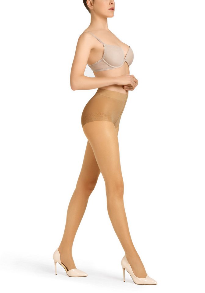 Camano Shaping-Strumpfhose fine functional 20 DEN (2er Pack) mit nahtloser Verarbeitung – Bild 3 von 5