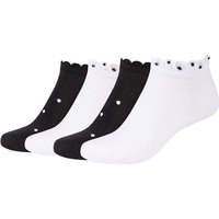 CAMANO Sneakersocken ca-soft mini dots, Größe 35/38 in Weiß