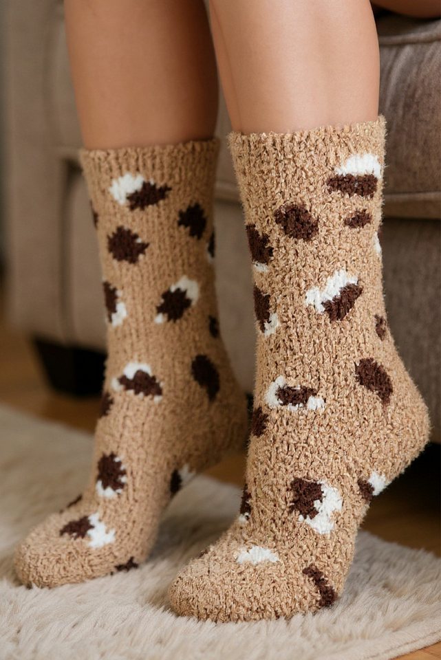 Camano Socken (3 Paar) mit gemustertem Design, angenehm wärmende, kuschelige Qualität – Bild 5 von 5