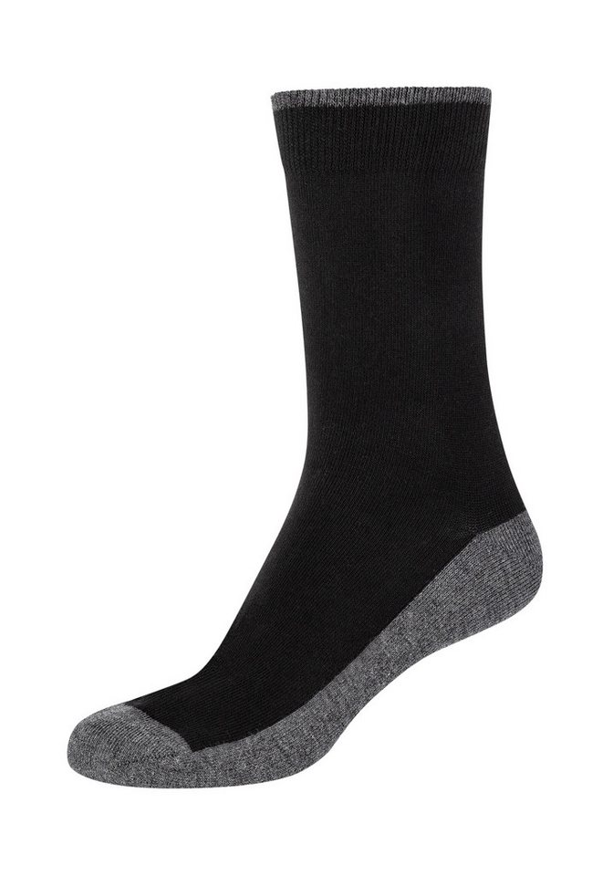 Camano Socken ca-soft (4-Paar) Leopard Socks, Piqué-Bund, verstärkte Ferse und Spitze – Bild 3 von 4