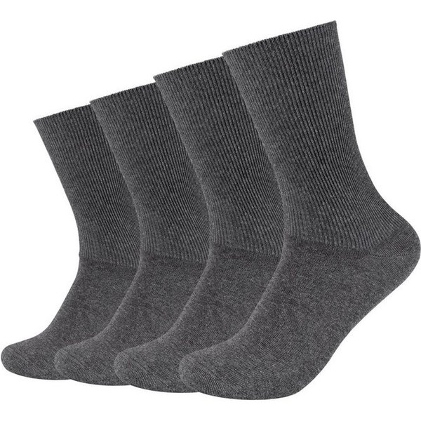 Camano Socken comfort (4-Paar, 4 Paar) superweiche Bündchen, venenfreundliche Socken