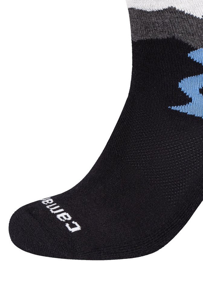 Camano Socken function verstärkt an Ferse und Spitze, Merino-Wollanteil, weiche Zehennaht – Bild 3 von 5