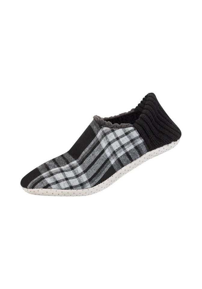 Camano Socken mit ABS-Sohlenaufdruck, kariert – Bild 2 von 4