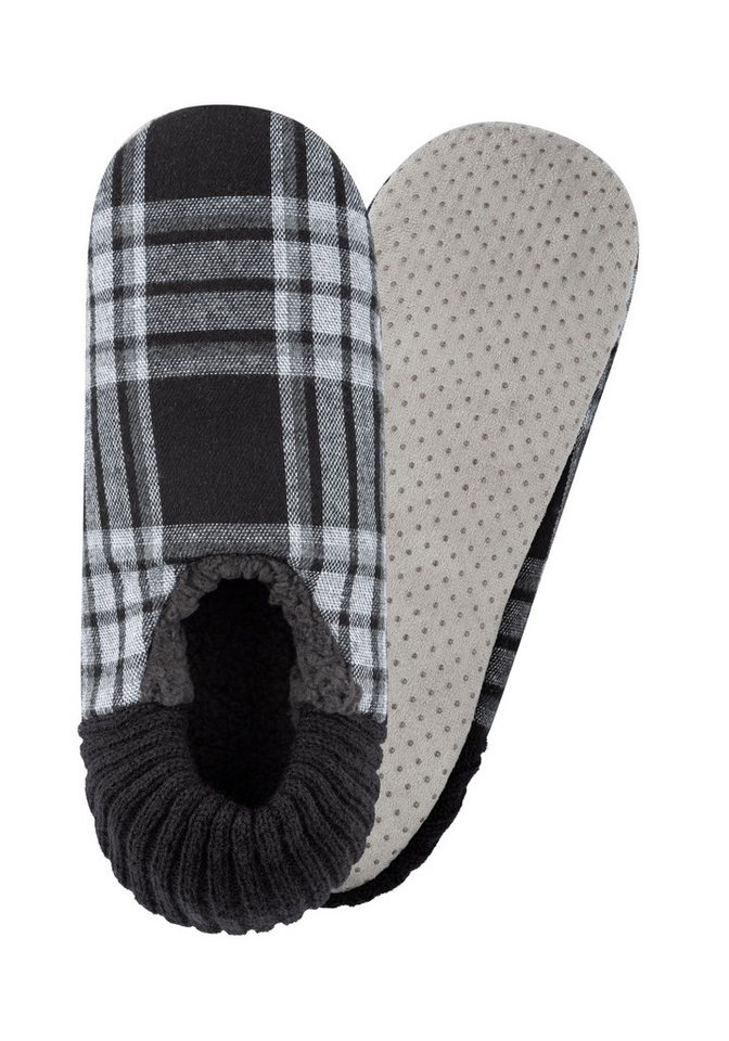 Camano Socken mit ABS-Sohlenaufdruck, kariert – Bild 3 von 4