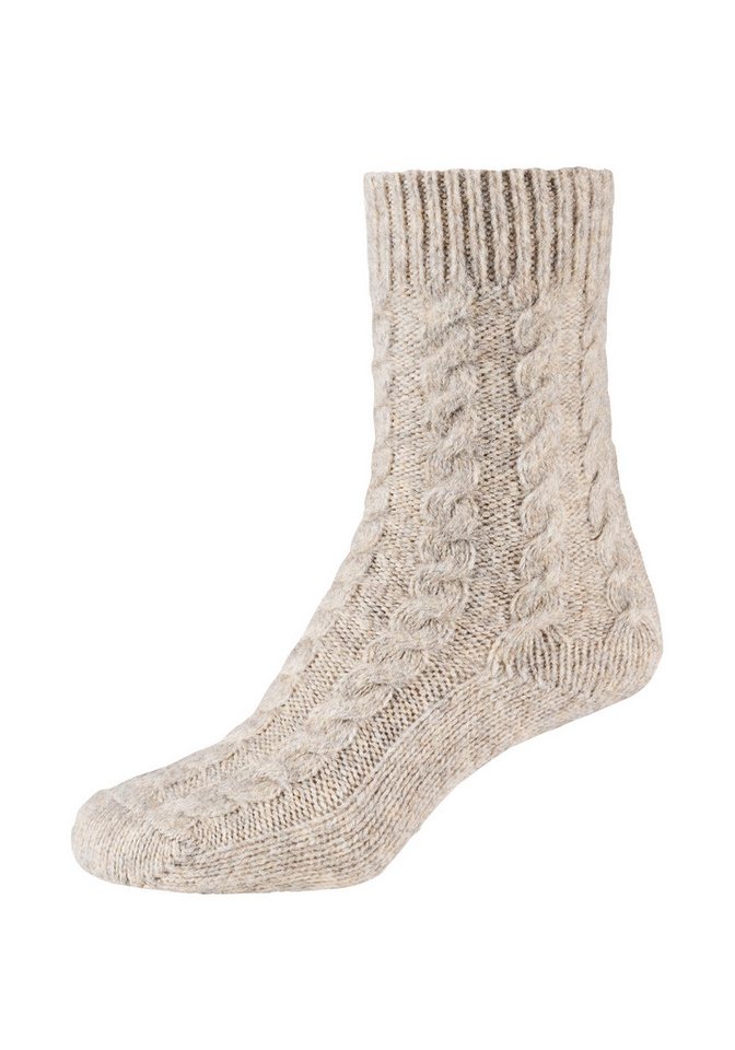 Camano Socken warm & cozy (2-Paar, 2 Paar) mit Zopfmuster – Bild 4 von 5