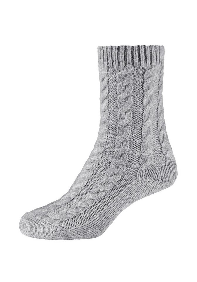 Camano Socken warm & cozy (2-Paar, 2 Paar) mit Zopfmuster – Bild 2 von 3