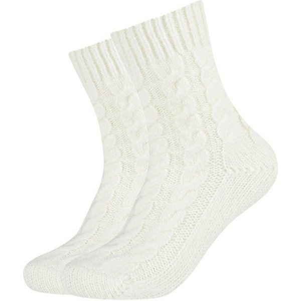 Camano Socken warm & cozy (2-Paar, 2 Paar) mit Zopfmuster