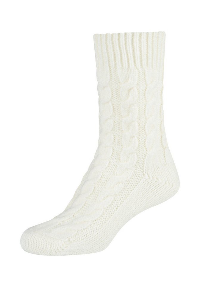 Camano Socken warm & cozy (2-Paar, 2 Paar) mit Zopfmuster – Bild 3 von 3