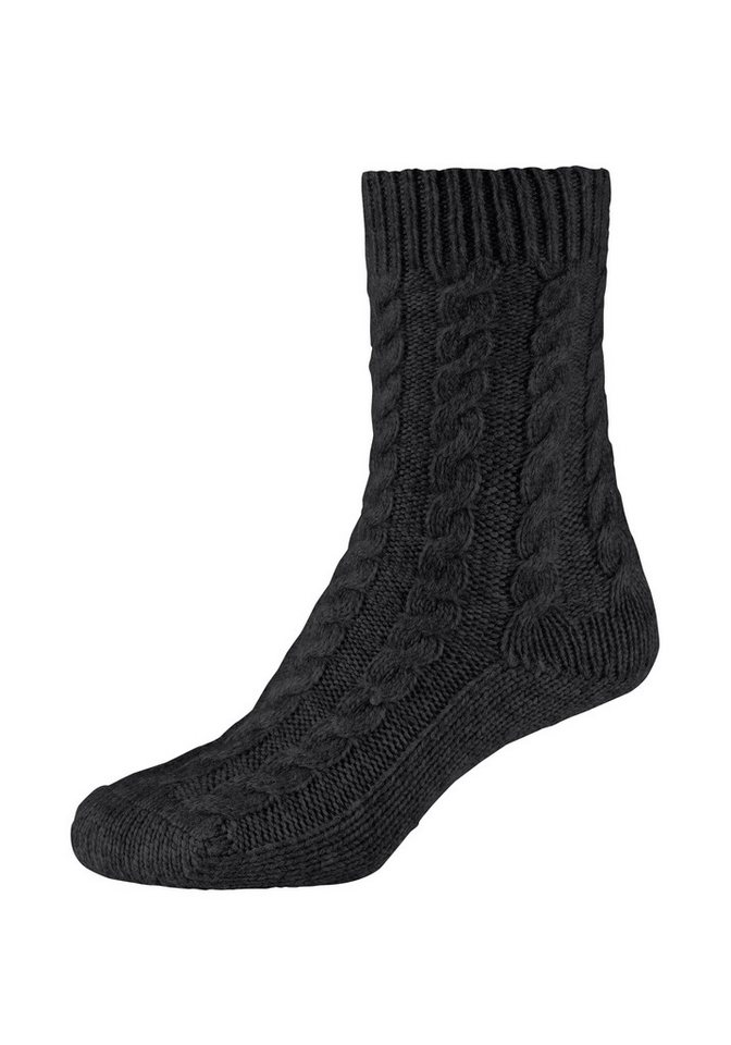 Camano Socken warm & cozy (2-Paar, 2 Paar) mit Zopfmuster – Bild 4 von 5