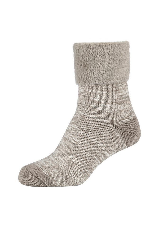 Camano Socken warm & cozy (2-Paar, 2 Paar) meliert, kuschelig weich – Bild 3 von 4