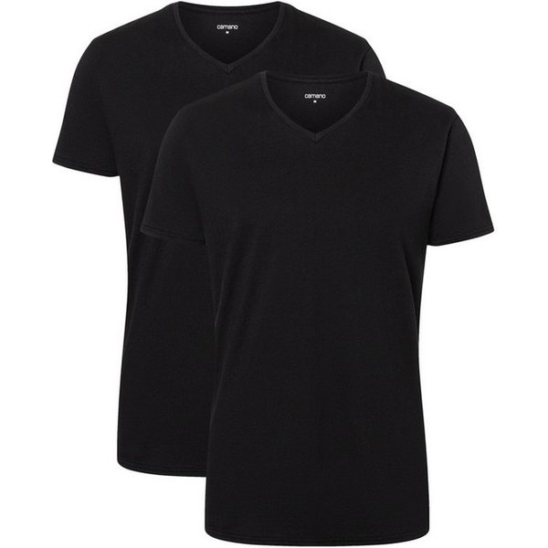 Camano T-Shirt comfort (2er Pack) mit V-Ausschnitt