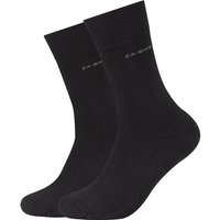 CAMANO Camano Unisex Arbeitssocken (Doppelpack), Größe 35-38 in Schwarz