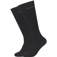 CAMANO Camano Unisex Kniestrümpfe (Doppelpack), Größe 39-42 in Schwarz